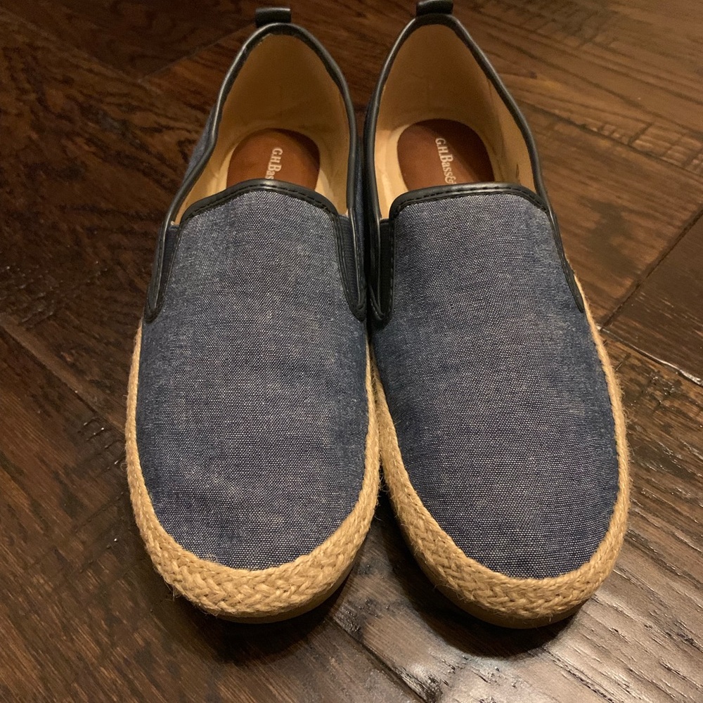 Blue jean sandals
